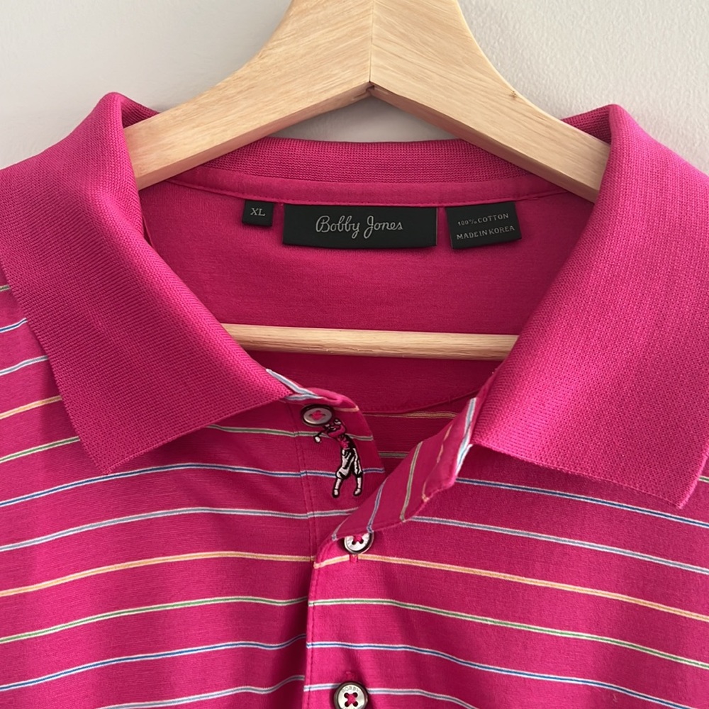 New - Bobby Jones Polo Shirt 100% Cotton